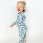 Bluebell Blossoms Small Ribbed Two-Piece Set