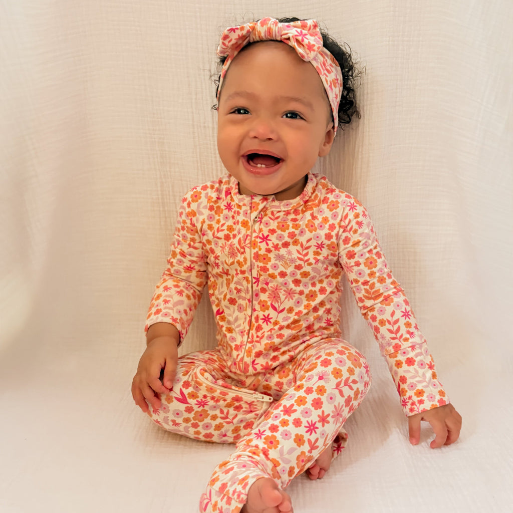 Spring Fields Zip Romper