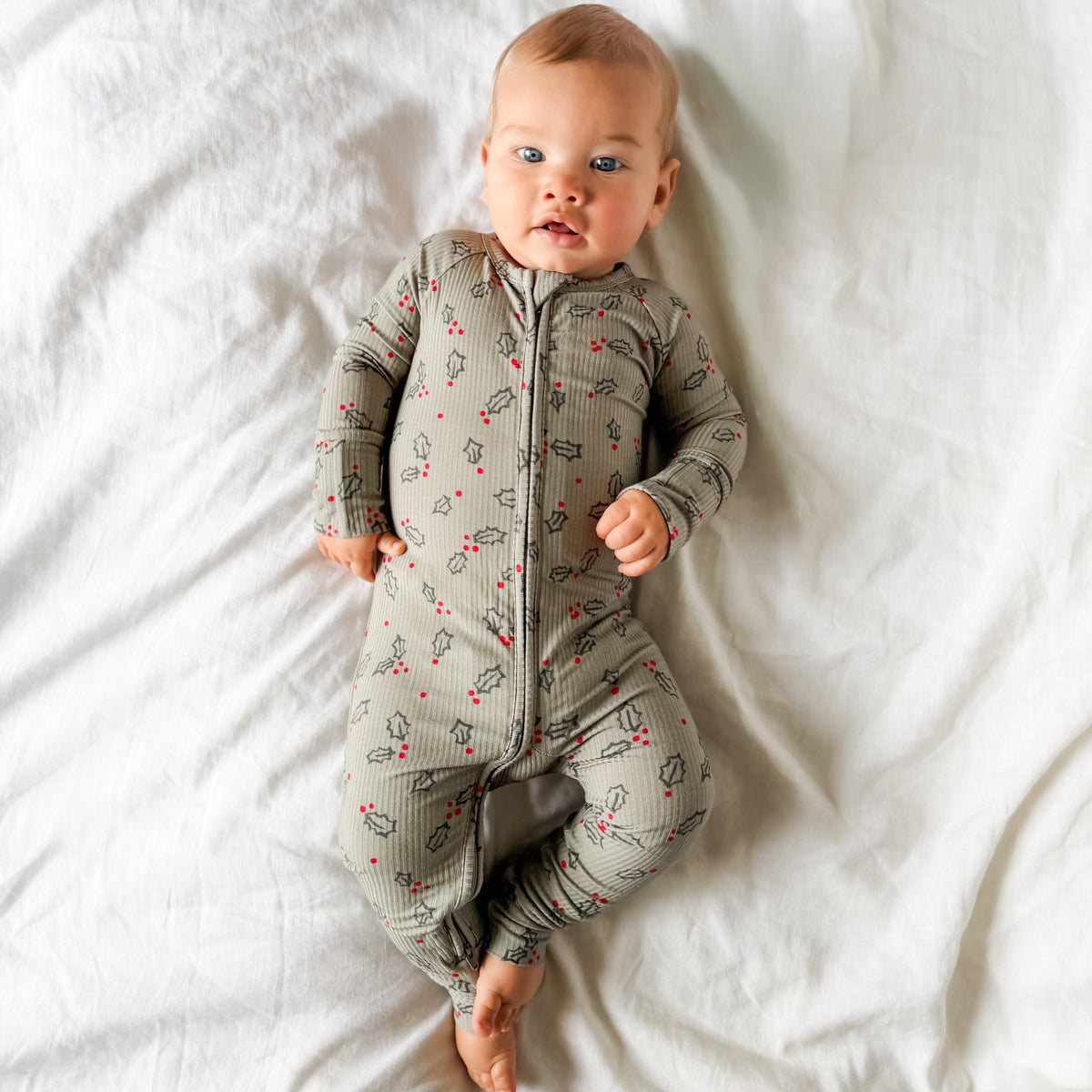 Holly Small Ribbed Zip Romper