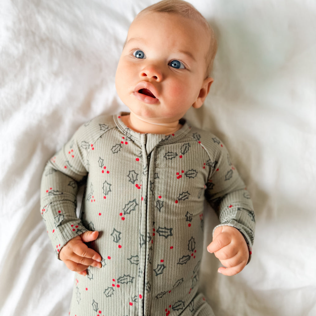 Holly Small Ribbed Zip Romper