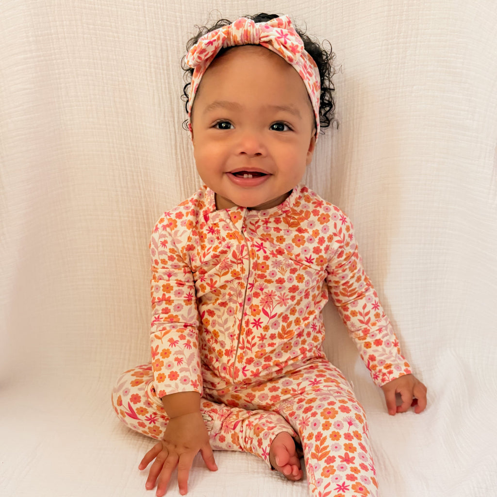 Spring Fields Zip Romper