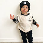 Midnight Black Bamboo French Terry Joggers