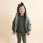 Checkered Puffer Jacket