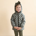 Checkered Puffer Jacket
