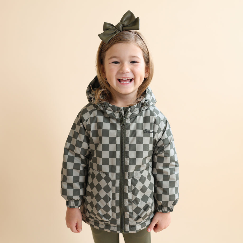 Checkered Puffer Jacket
