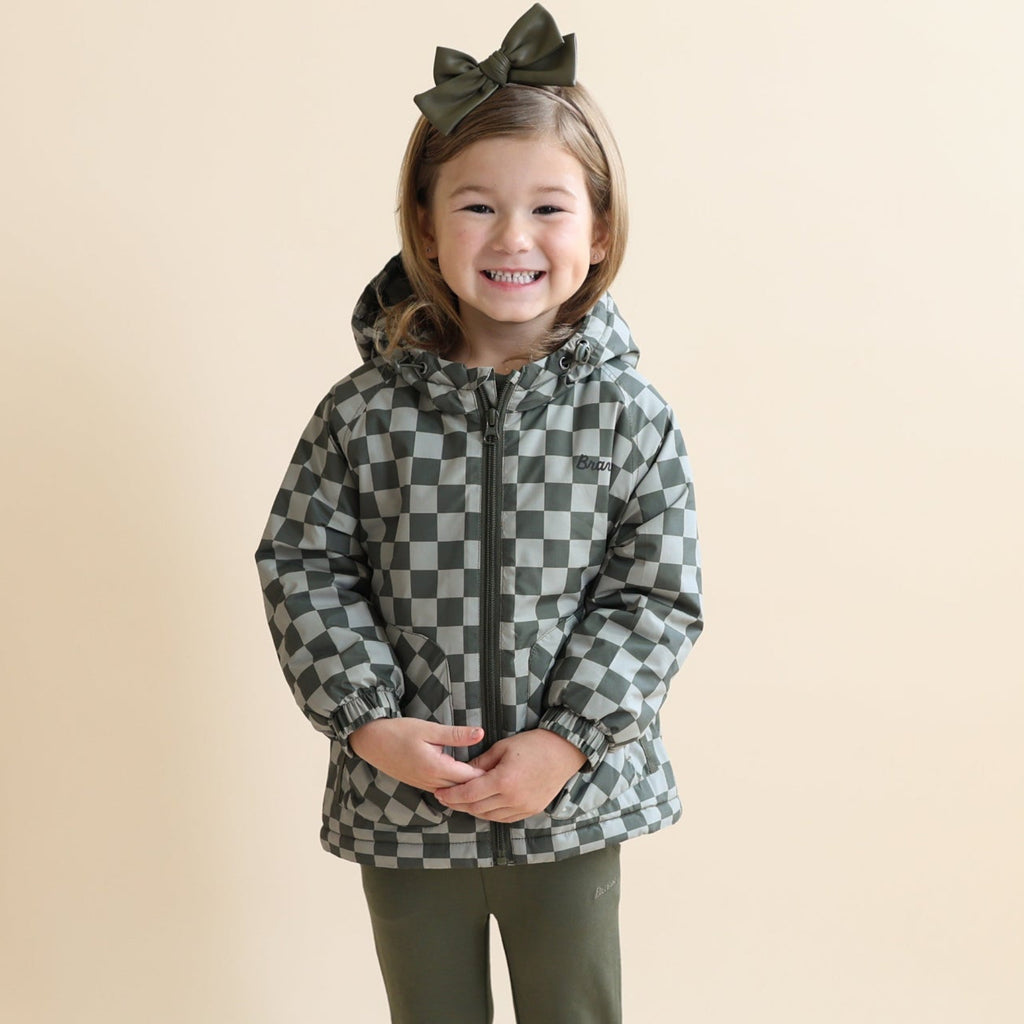 Checkered Puffer Jacket
