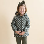 Checkered Puffer Jacket