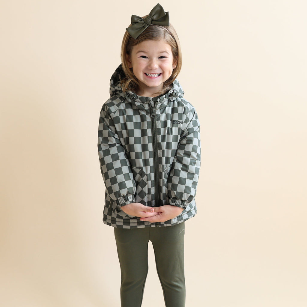 Checkered Puffer Jacket