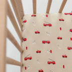 Firetrucks Crib Sheet