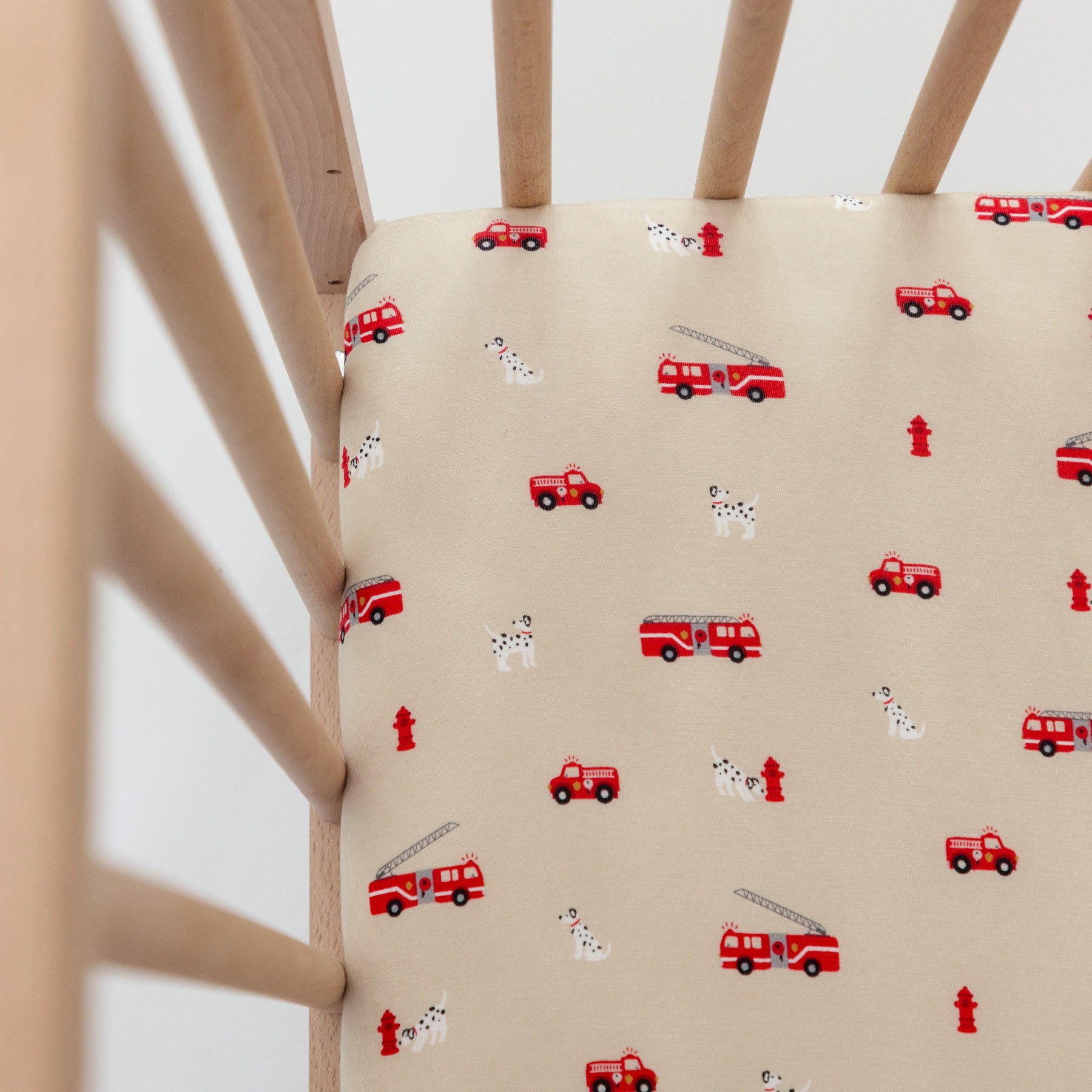 Firetrucks Crib Sheet