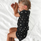 Moon Phases Small Ribbed Shorts Two-Piece Set