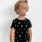 Moon Phases Small Ribbed Shorts Two-Piece Set
