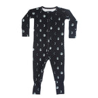 Moon Phases Small Ribbed Zip Romper