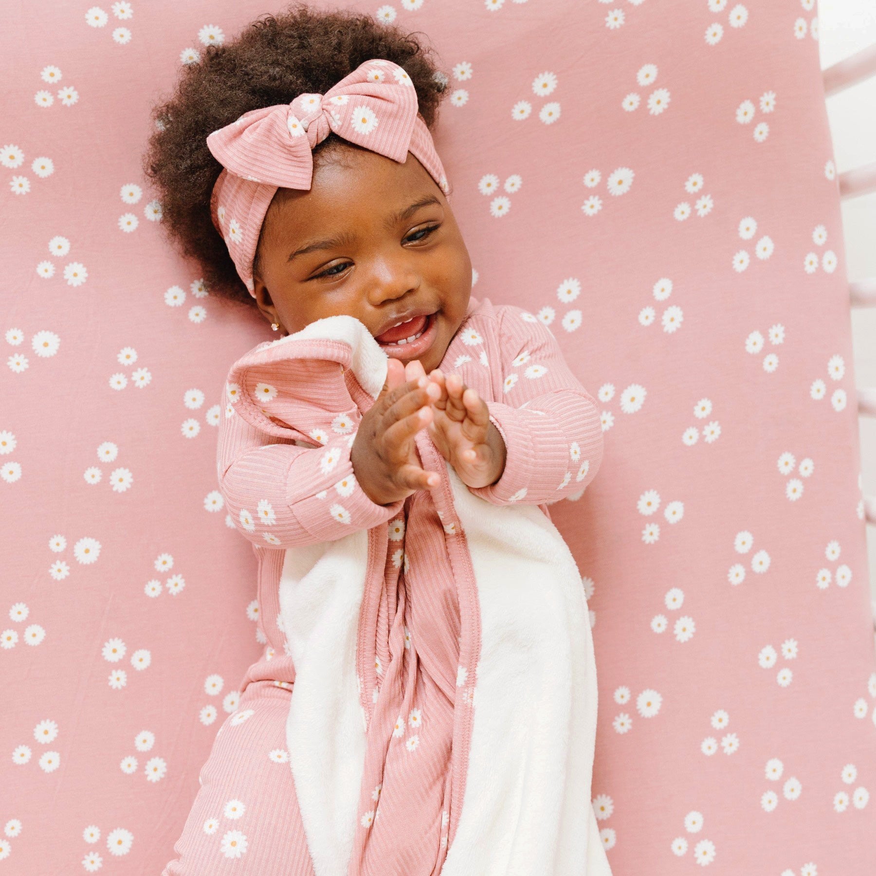 Mauve Blooms Small Ribbed Zip Romper