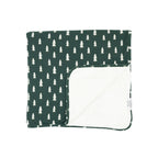 Christmas Trees Small Ribbed Youth Blanket