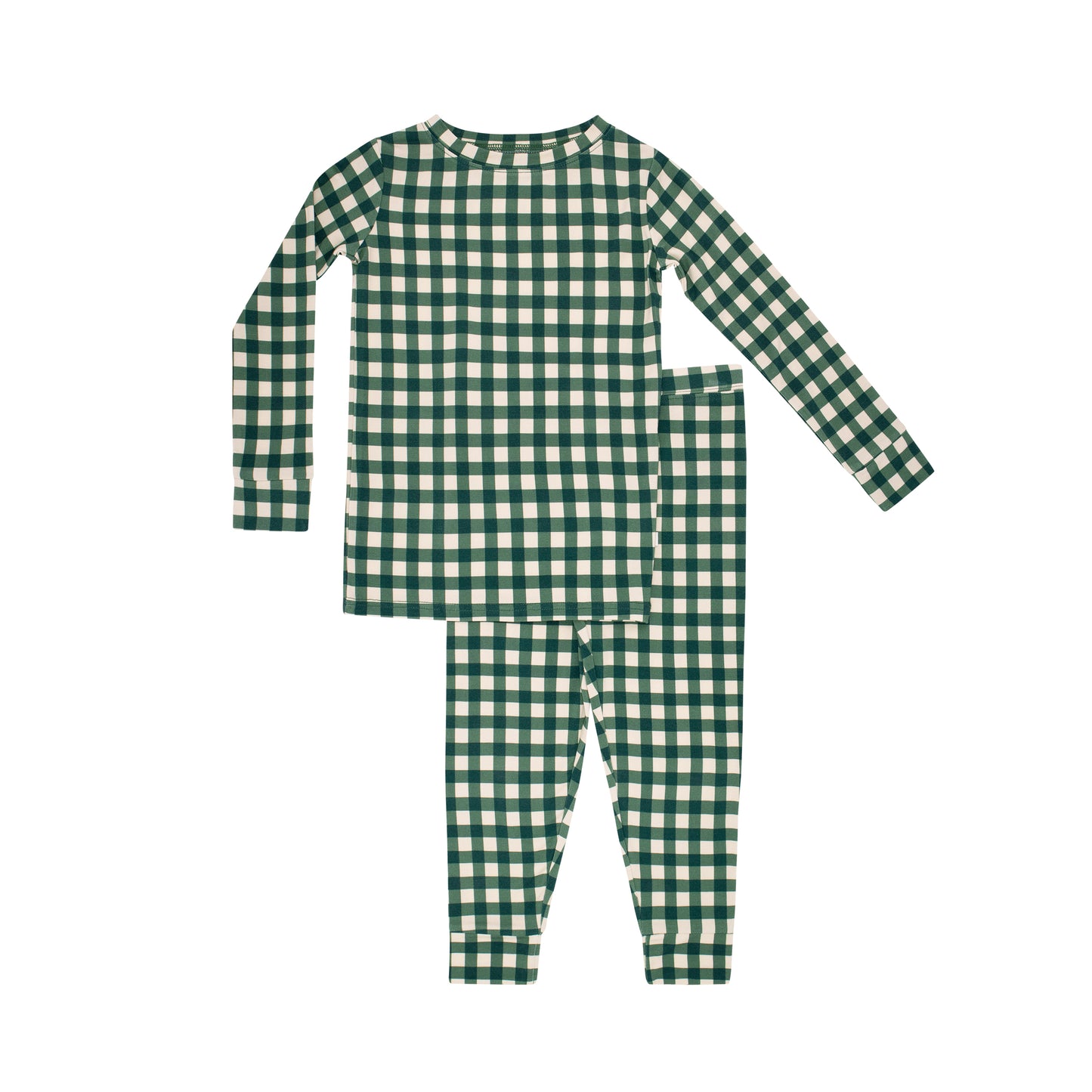 Evergreen Gingham Two-Piece Set