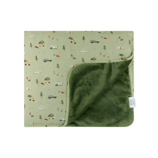 Happy Camper Toddler Blanket