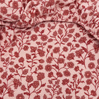 Mauve Floral Twin Sheet With Pillow Case
