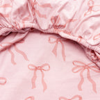 Coquette Bows Twin Sheet With Pillow Case