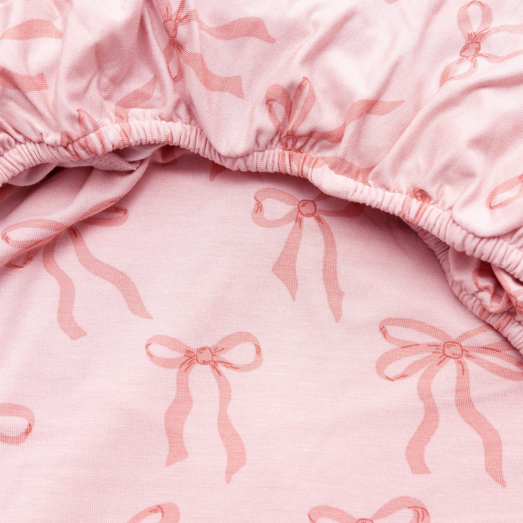 Coquette Bows Crib Sheet