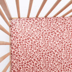 Mauve Floral Crib Sheet