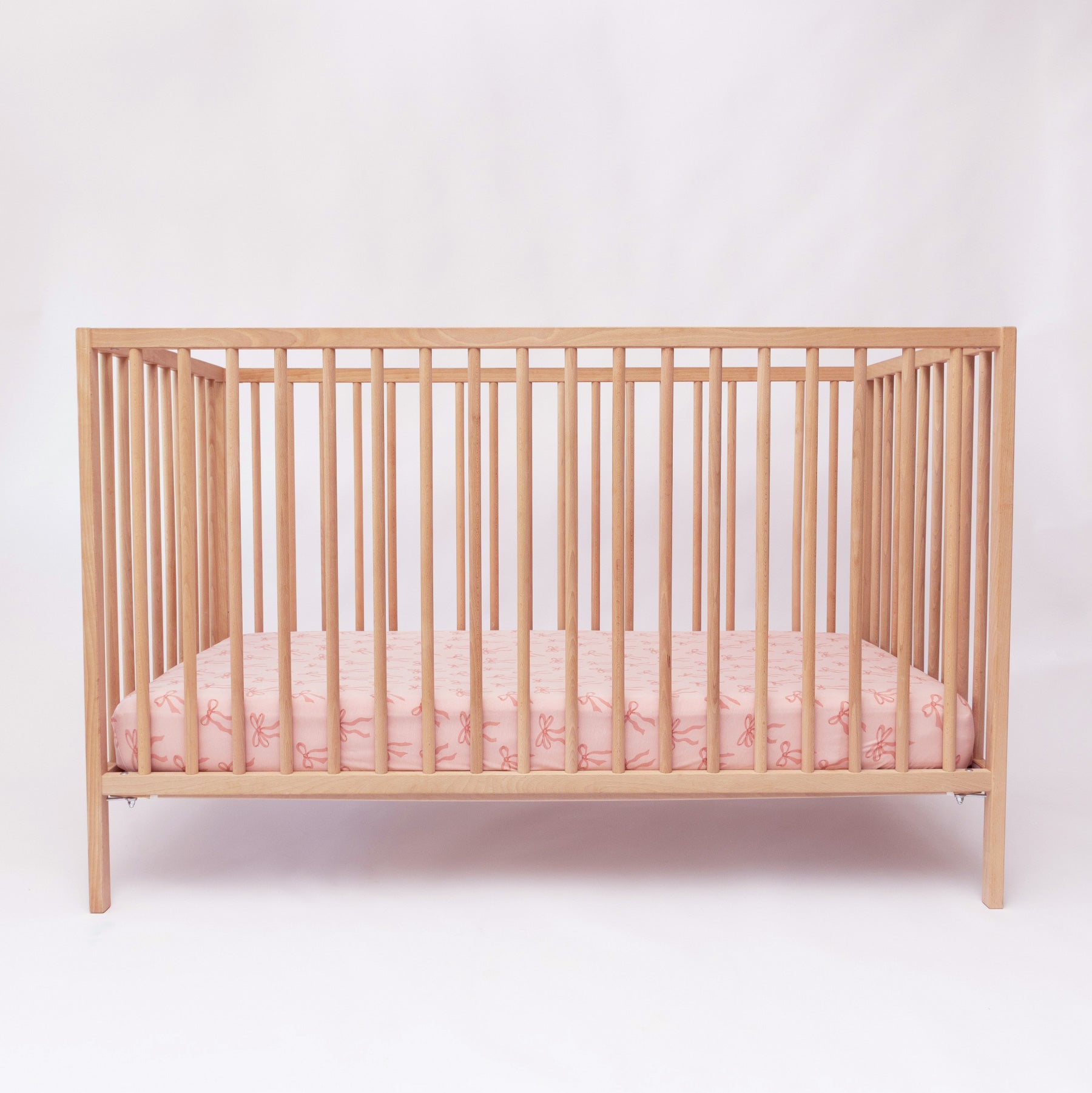 Coquette Bows Crib Sheet