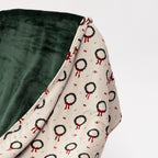Christmas Wreaths Small Ribbed Toddler Blanket