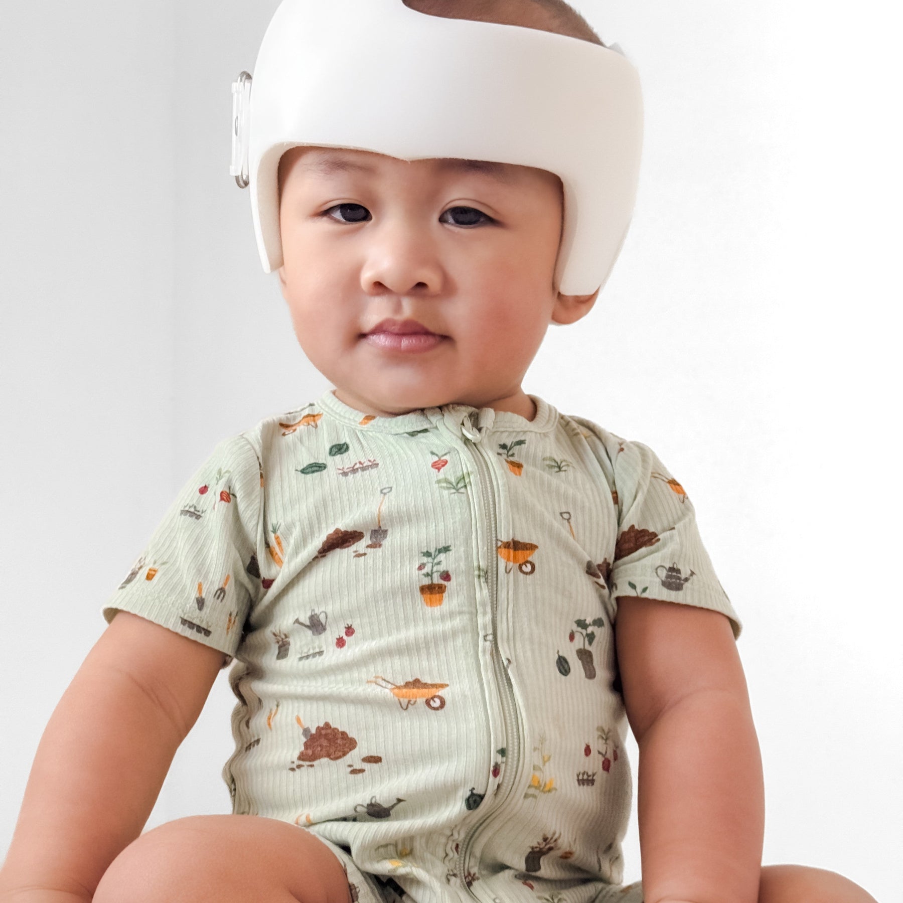 Backyard Garden Small Ribbed Summer Zip Romper