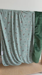 Mallards Small Ribbed Toddler Blanket