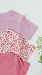 Lilac Mist Small Ribbed Shorts Two-Piece Set