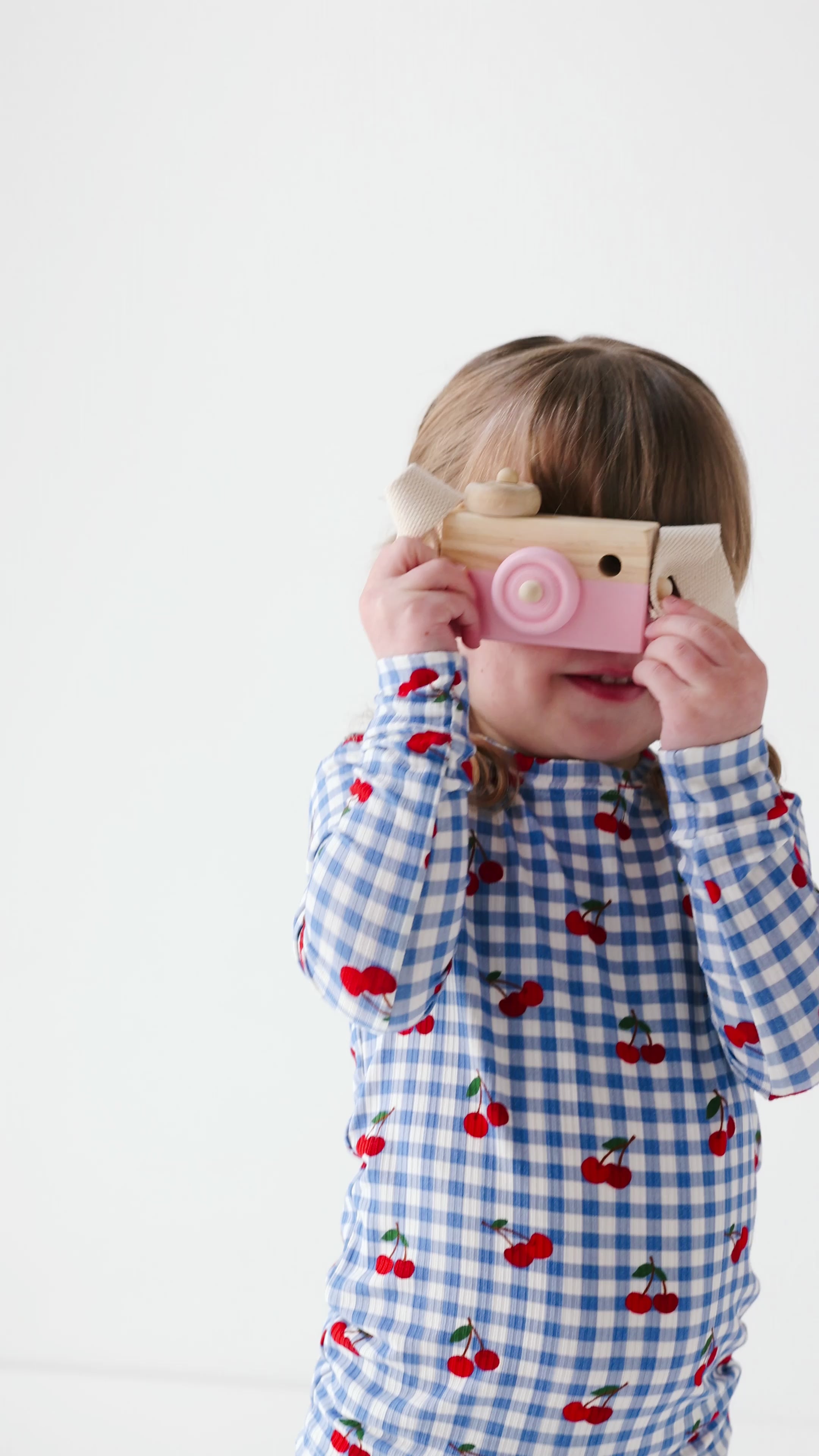 Vintage Cherries Small Ribbed Two-Piece Set