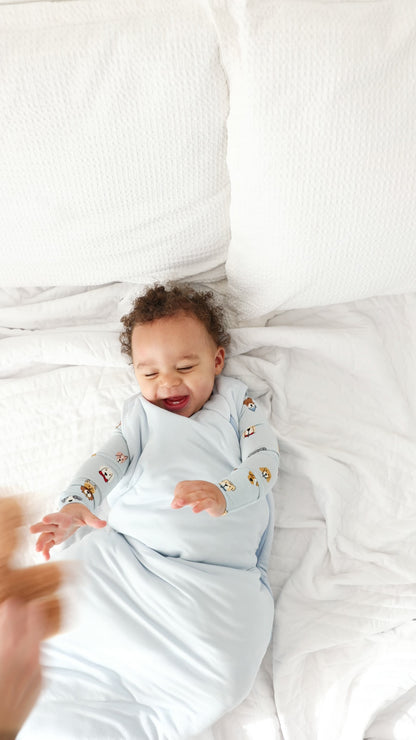 Dusty Coastal Blue Sleep Sack