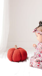 Fall Blooms Small Ribbed Zip Romper