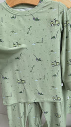 Lawn Mowers Small Ribbed Two-Piece Set