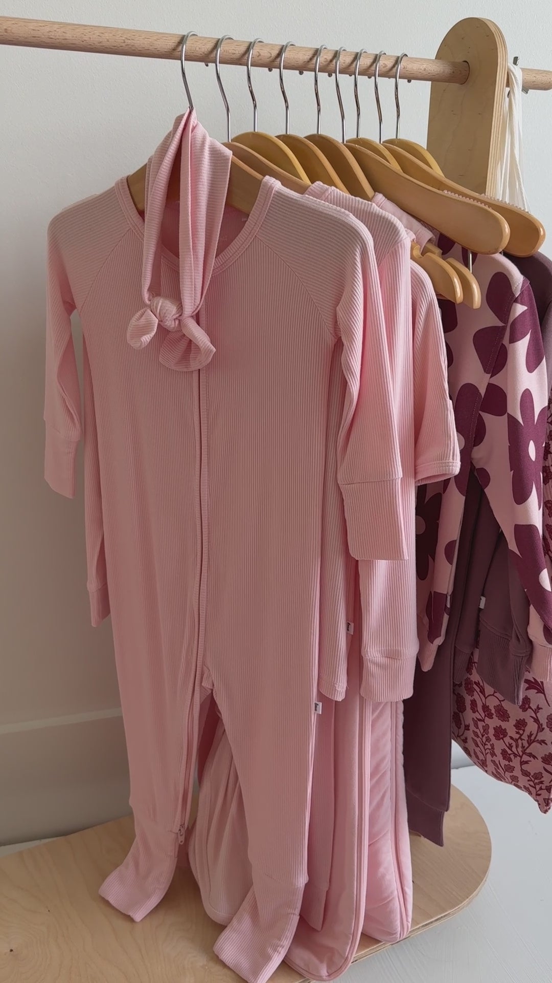 Ballet Pink Small Ribbed Zip Romper