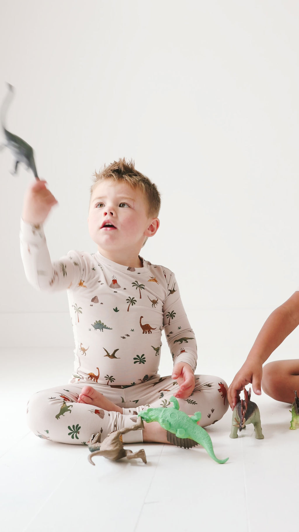 Prehistoric Dinosaurs Shorts Two-Piece Set