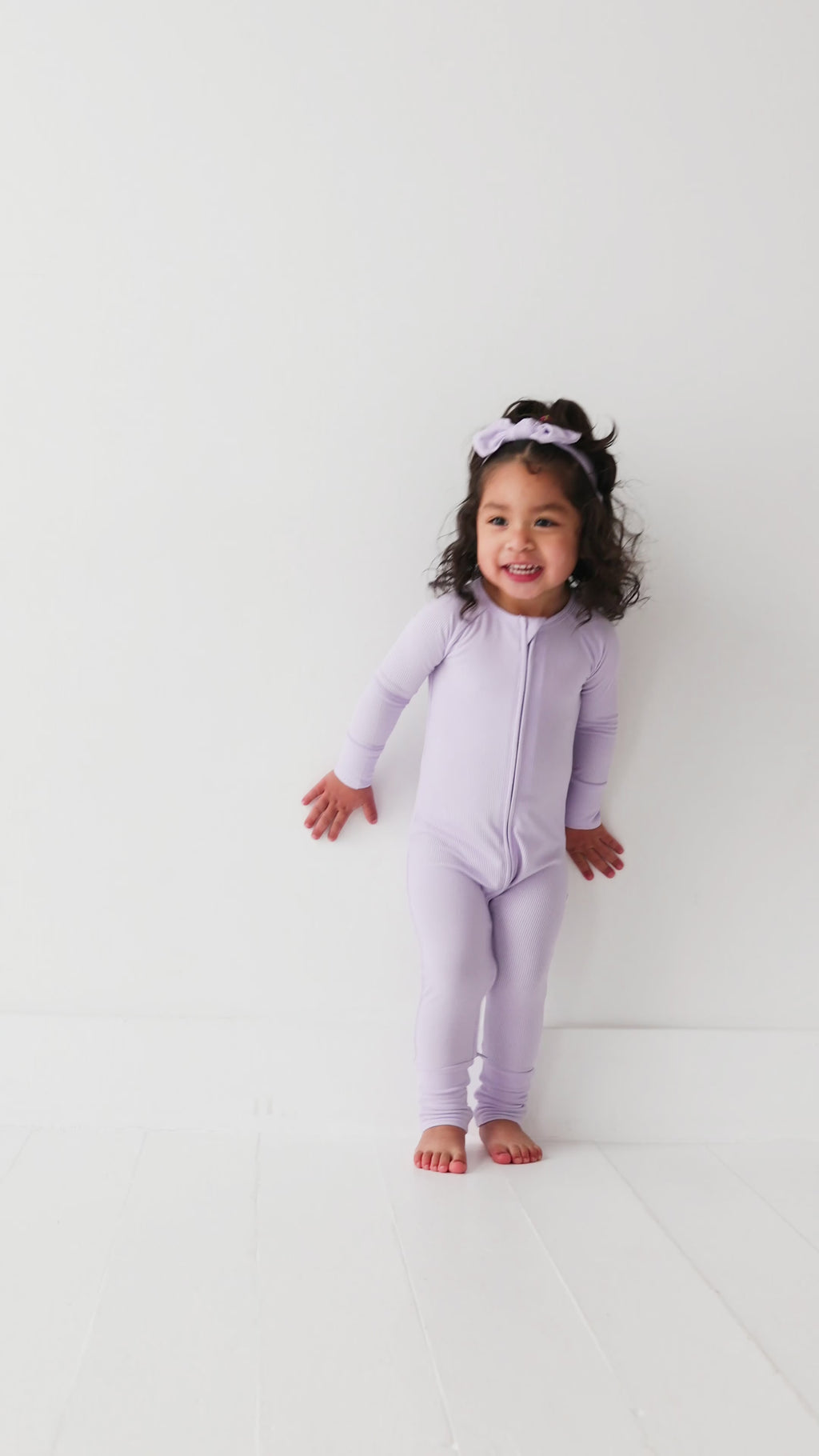 Lavender Small Ribbed Bow