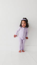 Lavender Small Ribbed Bow