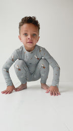 Space Explorers Small Ribbed Two-Piece Set