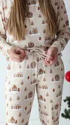 Gingerbread Small Ribbed Women's Pants
