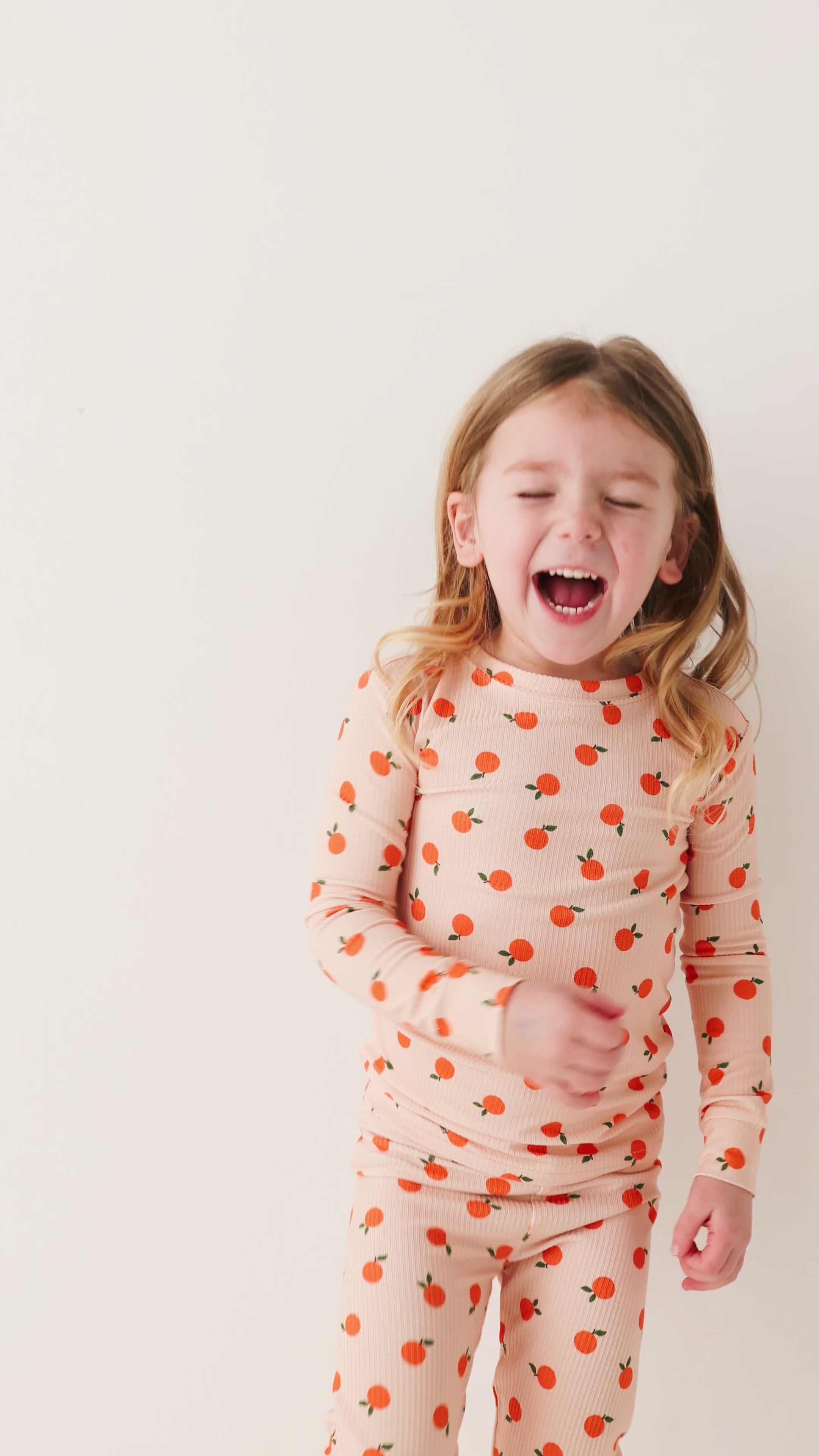 Oranges Small Ribbed Two-Piece Set