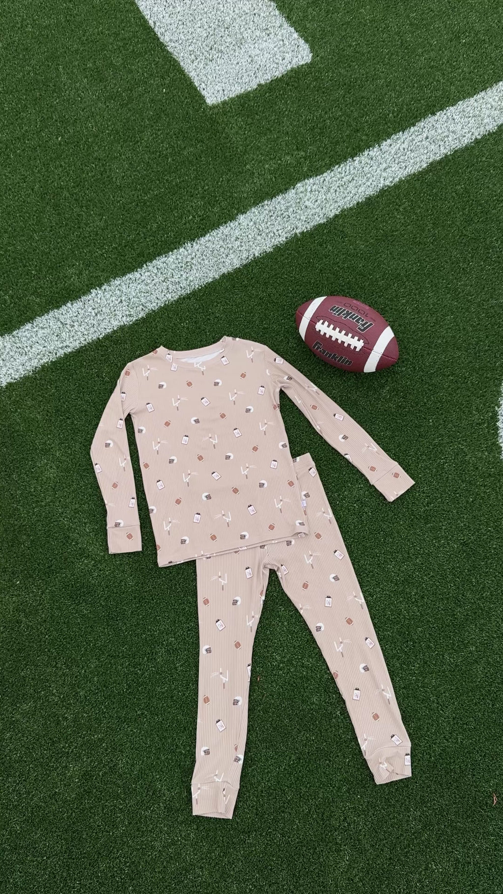 Football Small Ribbed Two-Piece Set