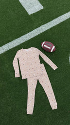 Football Small Ribbed Two-Piece Set