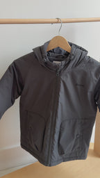 Midnight Charcoal Puffer Jacket