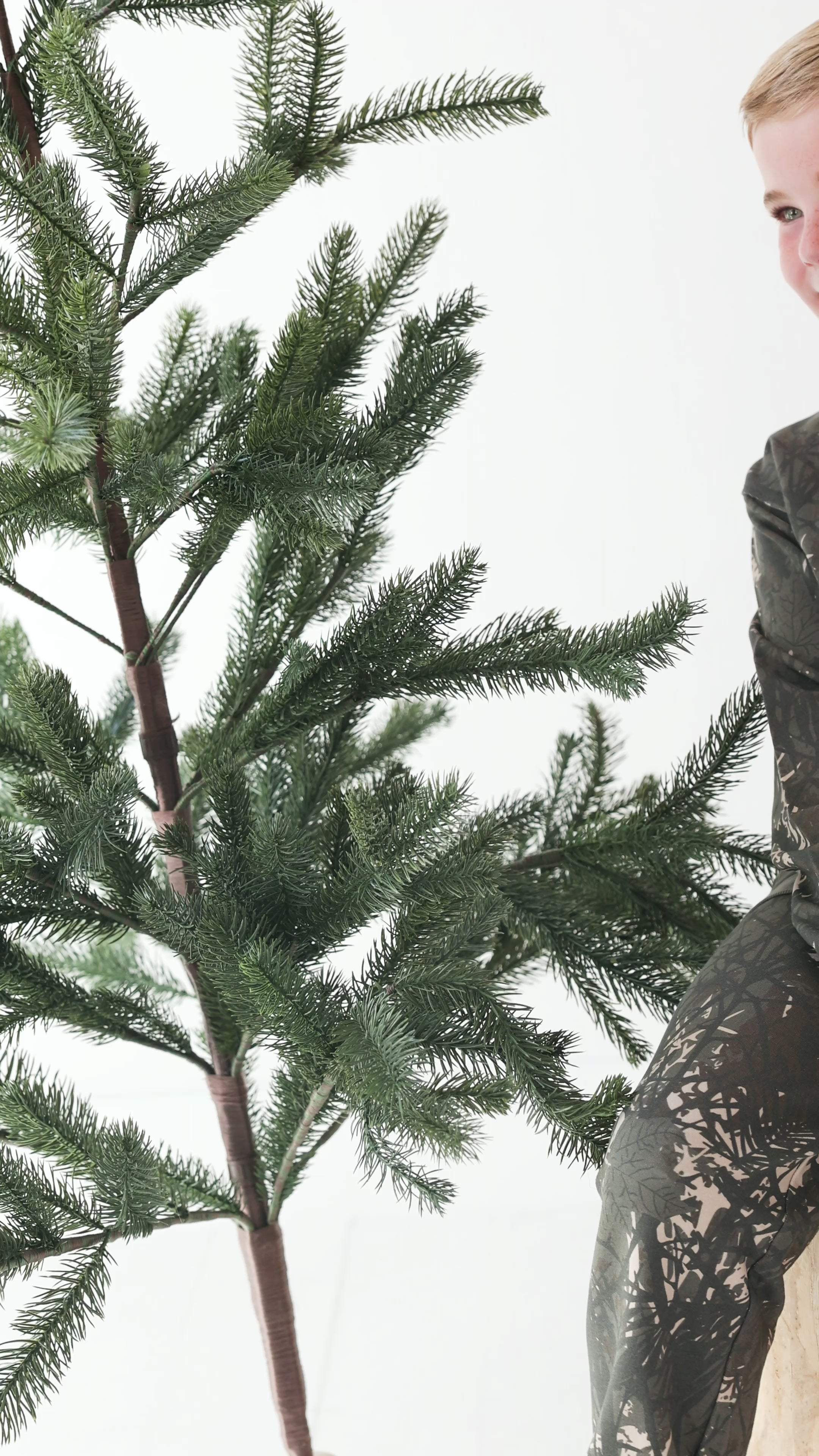 Woodland Camo Bamboo French Terry Pullover