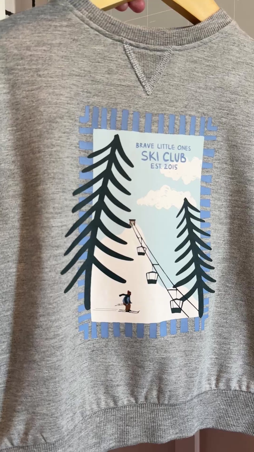 Ski Club Dark Heather Gray Bamboo French Terry Pullover & Jogger Set