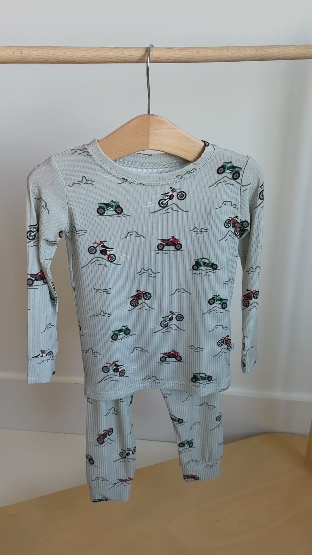 Little Riders Small Ribbed Two-Piece Set