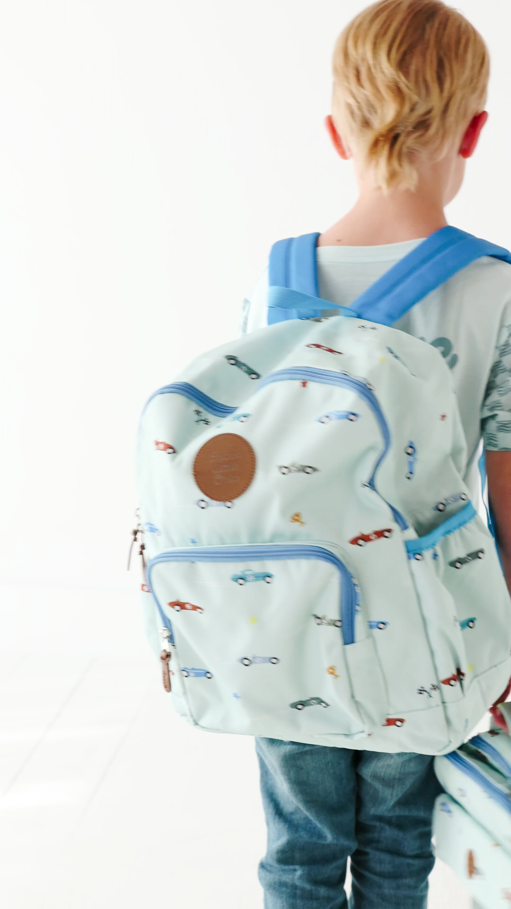Race Cars Backpack (Imperfect)