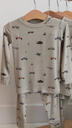 Military Small Ribbed Two-Piece Set