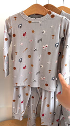 Sports Zone Small Ribbed Two-Piece Set